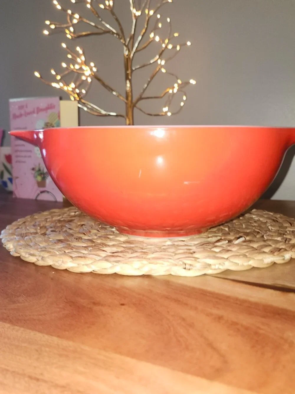 Pyrex red Cinderella 444